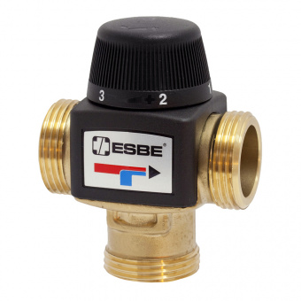 Термостатический смесительный клапан 1" НР 35-60°C VTA372 ESBE