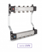 Распределитель InoxFlow KAN-therm с регулирующими вентилями (серия UVN) - 6 отводов