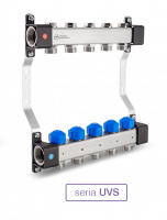 Распределитель InoxFlow KAN-therm с вентилями регулирующими и для сервоприводов (серия UVS) - 4 отвода