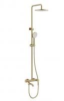 Купить душевую систему Gappo G2406-3 в цвете золотой сатин 
