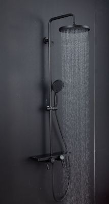 Купить душевую систему Gappo G2496-26 | Чёрный 