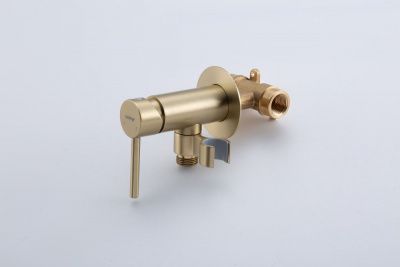 Смеситель с гигиеническим душем GAPPO G7206-3 в цвете оружейная сталь