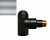 Запорный клапан Herz De Luxe 1/2" угловой, хром 1372641