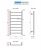 Ростела Виктория 400 x 800/8 (нижн.подв.,1") купить в Минске
