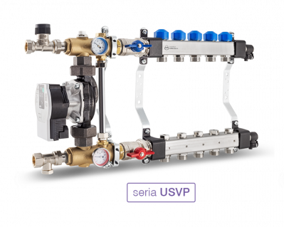 Распределитель InoxFlow KAN-therm со смесительной системой (серия USVP) - 2 отвода