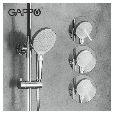 Купить душевую систему Gappo G2403-8 с термостатом