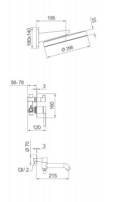 Купить душевую систему Gappo G7106-6