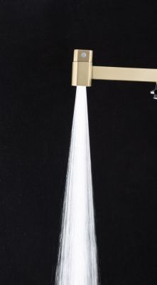 Гигиенический смеситель Gappo G7217-13 (настенный, скрытый монтаж, золотой сатин)