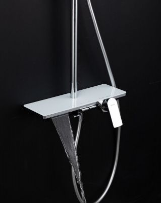 Купить душевую систему Gappo G2496-10 | белый+хром