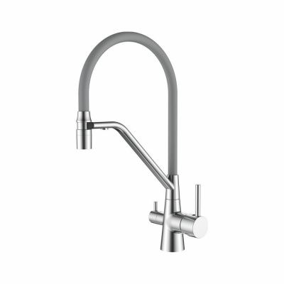Смеситель серый LEDEME L4897A-9 для фильтра
