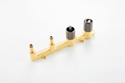 Купить смеситель Gappo G3306-9 для ванны однорычажный  белый+хром в Минске