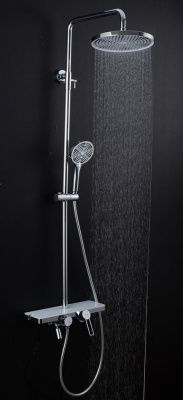 Купить душевую систему Gappo G2496-20 в цвете хром+белый