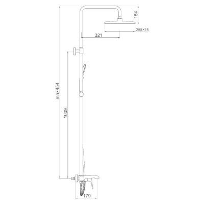 Купить душевую систему Gappo G2450-8