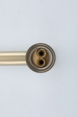 Смеситель Gappo G1006-3 для умывальника золотой сатин