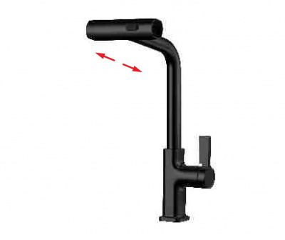Ledeme L6099B-4 Чёрный смеситель для кухни
