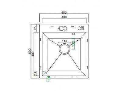 Купить Gerhans K34550 кухонную мойку