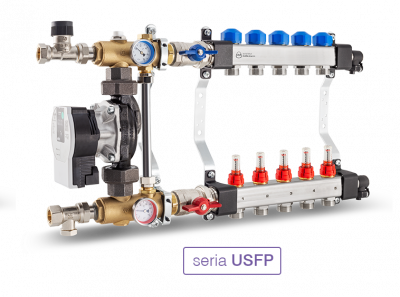 Распределитель InoxFlow KAN-therm со смесительной системой (серия USFP) - 7 отводов