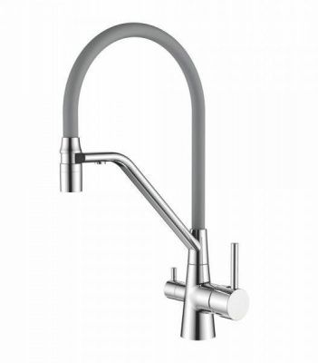 Смеситель серый LEDEME L4897-9 для фильтра