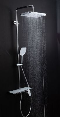Купить душевую систему Gappo G2496-10 | белый+хром