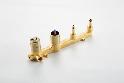 Купить смеситель Gappo G3306-3 для ванны однорычажный  белый+хром в Минске