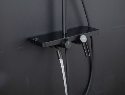 Купить душевую систему Gappo G2496-26 | Чёрный 