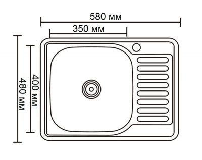 Купить LEDEME L65848-L кухонную мойку