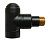 Запорный клапан Herz De Luxe 1/2" угловой, чёрный 1372649